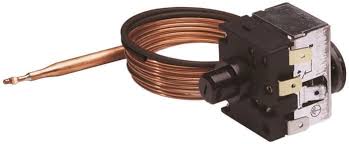 602031/81 | Jumo | Termostato de Painel heatTHERM Trilho DIN Haste Capilar 0-100°C Saída Relé