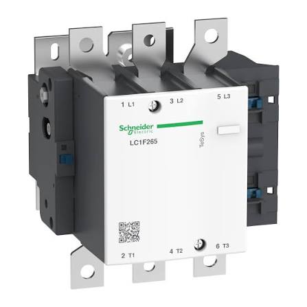 LC1F265 | Schneider Electric | Contator Tripolar LC1F265 TeSys F 265A 132kW Sem Bobina