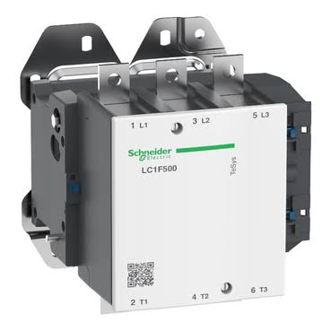 LC1F500 | Schneider Electric | Contator Tripolar TeSys F LC1F500 500A 250kW Sem Bobina