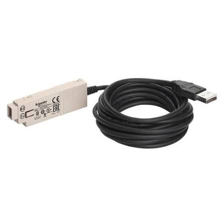 SR2USB01 | Schneider Electric | Cabo Programação USB SR2USB01 Zelio Logic SR2/SR3