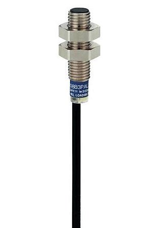 XS508B1PAL2 | Schneider Electric | Sensor Indutivo M8 Faceado 1.5mm PNP NO Cabo 2m Inox
