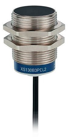 XS130B3PAL2 | Schneider Electric | Sensor Indutivo M30 Faceado 15mm PNP NO Cabo 2m
