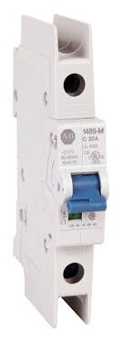 1489-M1C060 | Allen-Bradley | Mini Disjuntor 1489-M 1 Polo 6A Curva C UL 489 Terminais Barramento