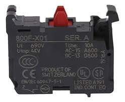 800F-X01 | Allen-Bradley | Bloco de Contato 1NF Terminais Parafuso Série 800F