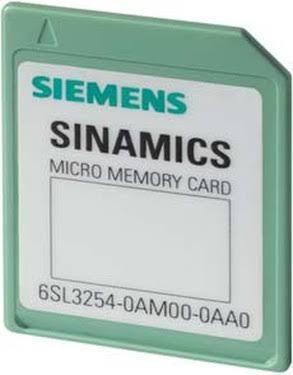 6SL3254-0AM00-0AA0 | Siemens | Cartão de Memória SD 512 MB SINAMICS G120 CU240/250