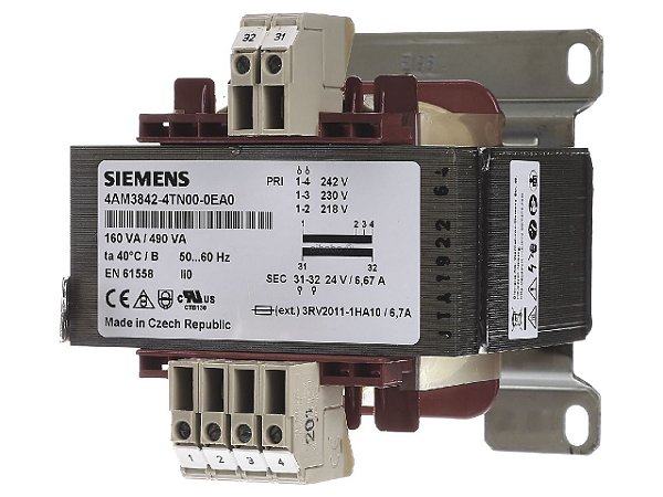 4AM3842-4TN00-0EA0 | Siemens | Transformador de Comando 250VA 4AM3842-4TN00-0EA0