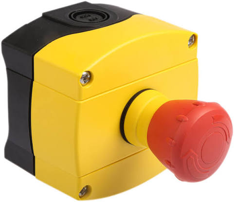 800F-1YMD81 | Allen-Bradley | Estação de Parada de Emergência Botão Iluminado 24V AC/DC 1NC+1NO