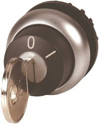 M22-WS | Eaton | Cabeçote de Chave com Fechadura M22-WS 2 Posições Momentânea