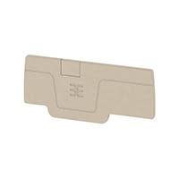 1521510000 | Weidmüller | Placa Final AEP 2C 2.5 Espessura 2.1mm Bege Escuro
