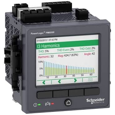 METSEPM8000 | Schneider Electric | Medidor Avançado PM8000 Painel 96x96 Qualidade de Energia Detecção Transientes