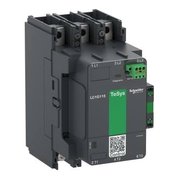 LC1G150KUEN | Schneider Electric | Contator TeSys Giga 150A 3 Polos Bobina 100/250V AC/DC
