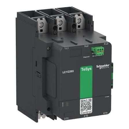 LC1G330KUEN | Schneider Electric | Contator TeSys Giga 330A 3 Polos Bobina 100/250V AC/DC