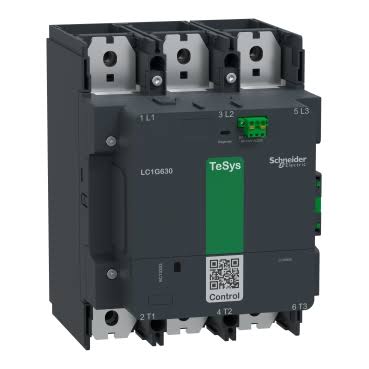 LC1G400KUEN | Schneider Electric | Contator TeSys Giga 400A 3 Polos Bobina 100/250V AC/DC