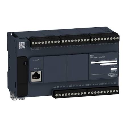 TM221C40R | Schneider Electric | CLP M221 40 I/O 24DI/16DO Relé 100/240VAC