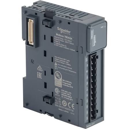 TM3AQ4 | Schneider Electric | Módulo TM3 4 Saídas Analógicas 0-10V/4-20mA