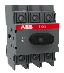 1SCA104910R1001 | ABB | Chave Seccionadora OT32F3 3 Polos 32A AC-23A 400V Montagem DIN