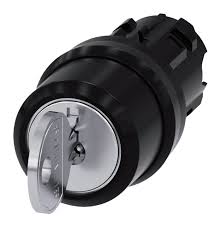 3SU1000-4BL11-0AA0 | Siemens | Chave Seletora 3 Posições com Chave RONIS - Operador Plástico