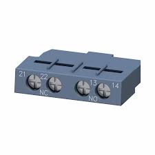 3RV2901-1E | Siemens | Bloco Contato Auxiliar 1NA + 1NF Montagem Frontal IP20