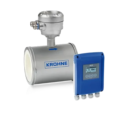 OPTIFLUX 5300 C FL DN40 PN40 Pt/ZrO2 | Krohne | Medidor de Vazão Eletromagnético OPTIFLUX 5300 C DN40 PN40 Eletrodos Pla