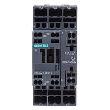 3RT2024-2BB40 | Siemens | Contator SIRIUS 3RT2024-2BB40 3 Polos 12A 24VDC Tamanho S0