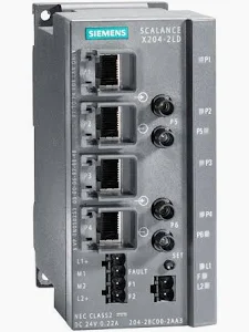 6GK5204-2BC10-2AA3 | Siemens | SCALANCE X204-2LD Switch Managed 4x RJ45 + 2x SC FO SM 10/100 Mbps Long Distance