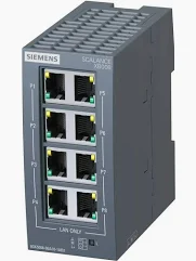 6GK5108-0BA00-2AA3 | Siemens | Switch Unmanaged SCALANCE X108 8x RJ45 10/100 Mbps
