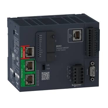 TM262M15MESS8T | Schneider Electric | CLP M262 Motion 8DI/4DO Servo 15 Eixos EtherNet/IP