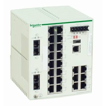 TCSESM243F2CU0 | Schneider Electric | Switch Connexium Gerenciável 24 Portas Cobre + 2 Combo TCSESM243F2CU0
