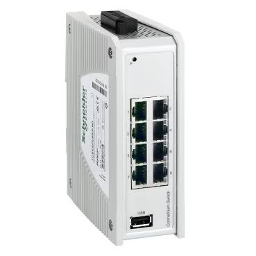 TCSESPU083FN0 | Schneider Electric | Switch Ethernet PoE 8 Portas 10/100 Não Gerenciável TCSESPU083FN0