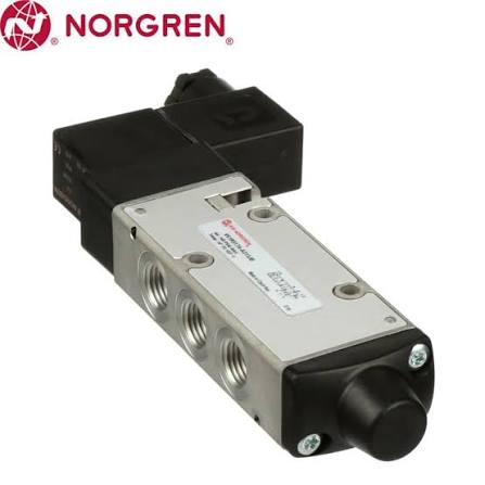 V61R517A-A213JB | Norgren | Válvula Solenoide 5/2 Vias Retorno por Mola 24VDC 1/4NPT