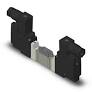 SY3220-5DZ-M5 | SMC | Válvula Pneumática 5/2 Vias Dupla Solenoide 24VDC M5 DIN