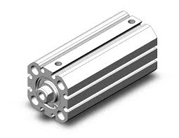 CD55B20-25 | SMC | Cilindro Pneumático Compacto Dupla Ação Dupla Haste Ø20mm Curso 25mm