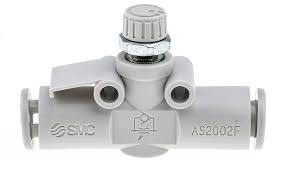 AS2002F-06 | SMC | Controlador Vazão Inline 1/4 6mm AS2002F-06