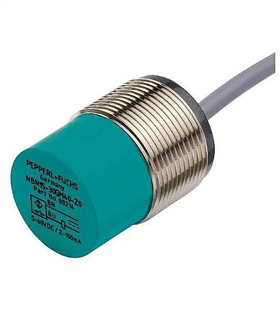 NBN15-30GM40-Z0 | Pepperl+Fuchs | Sensor Indutivo M30 15mm 2 Fios DC NBN15-30GM40-Z0