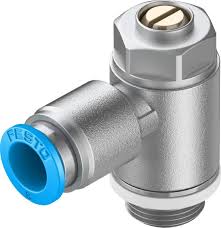 GRLA-3/8-QS-10-D | Festo | Regulador de Fluxo G3/8 Tubo 10mm GRLA-3/8-QS-10-D