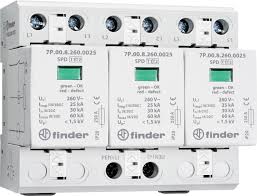 7P.03.8.260.1025 | Finder | Protetor de Surtos Tipo 1+2 7P.03.8.260.1025
