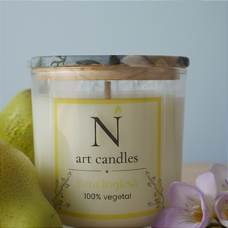 Vela Aromática Pêra Inglesa - 100% Vegetal