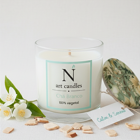 Vela Aromática Chá Branco