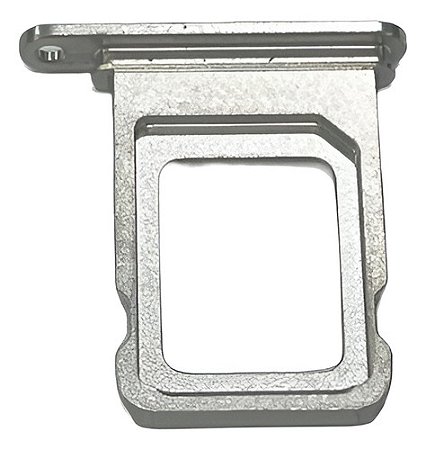 Gaveta Chip iPhone 14 Pro / 14 Pro Max Prata / Branca