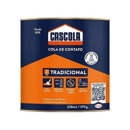 ADESIVO DE CONTATO TRADICIONAL 195G - CASCOLA