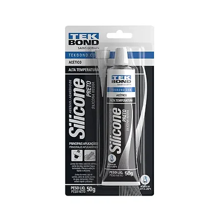 SILICONE ALTA TEMPERATURA PRETO 50G - TEKBOND