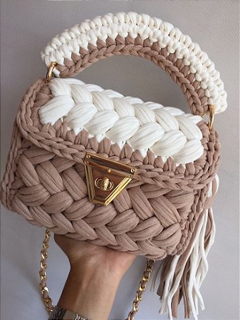 Bolsa Puff Trançada