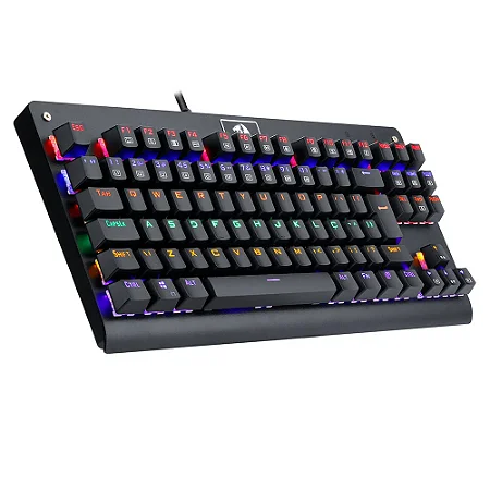 Teclado Mecânico Gamer Redragon Dark Avenger RGB - Preto