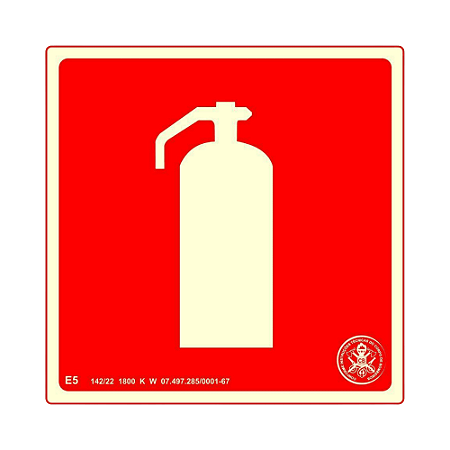 Placa E5 Extintor