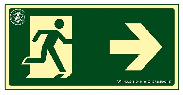 Placa S1 - "Direita"