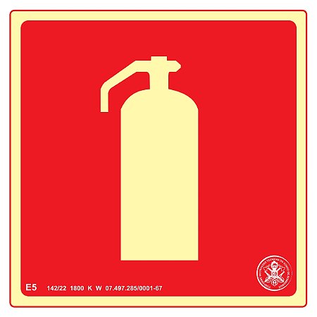 Placa E5 "Extintor"