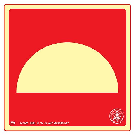 Placa E9 "Coleção de Equipamentos"