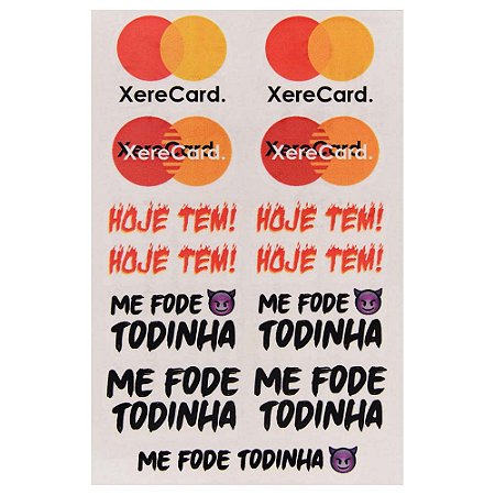 Tatto temporária XereCard 10 x 15 cm