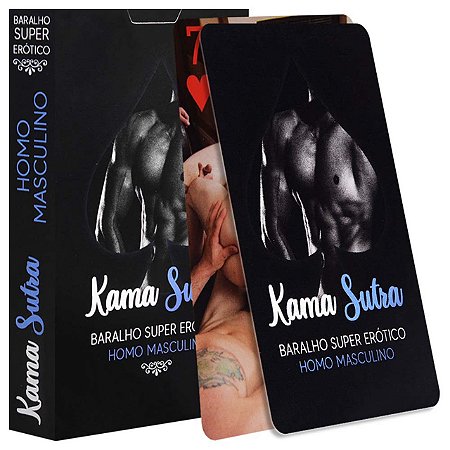 Baralho Kama Sutra Erótico GAY 55 cartas Copag