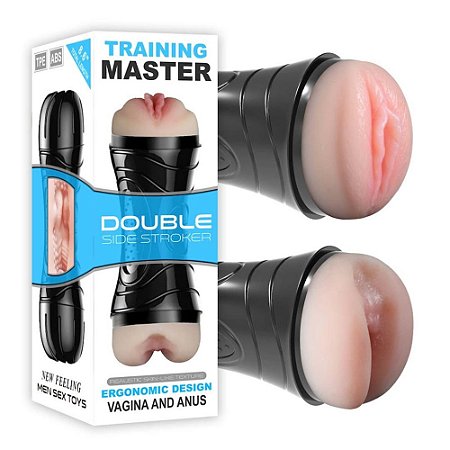 Masturbador Duplo Vagina E Ânus Training Master